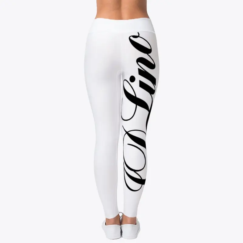 JDLino brand white and black leggings